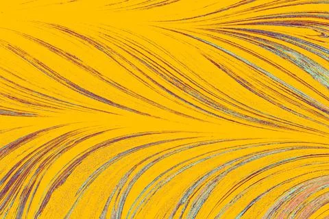 Fluid liquid ink Ebru marbling abstract texture background. イラスト素材