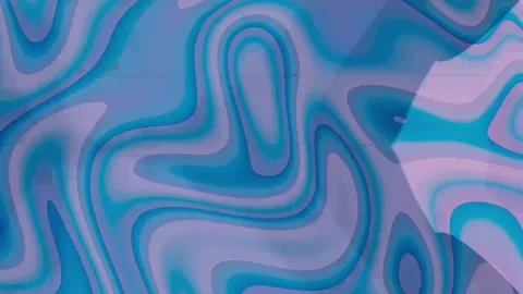 Fluid liquid marble abstract background in blue and purple a flowing texture Stock-Footage 336099574