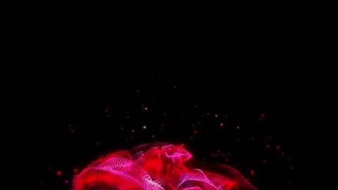 Fluid Liquid Particles Stock Footage 194549319