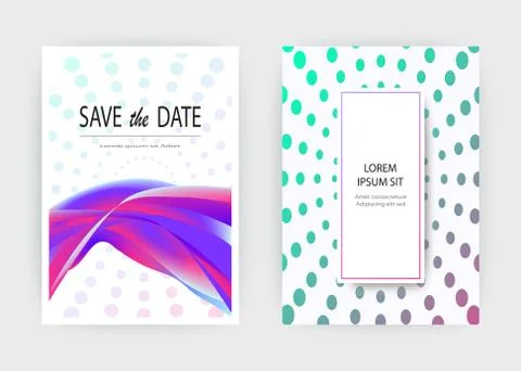 Fluid liquid shapes composition. Wavy geometric background. Colorful abstract Stock Illustration