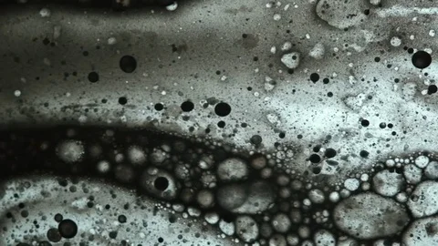 Fluid looks like molecules in macro mode Stock Footage 127239019