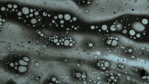 Fluid looks like molecules in macro mode Stock Footage 127239659