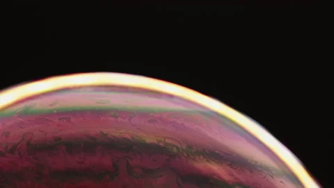 Fluid magic bubble art creative inspiration Stock Footage 233925616