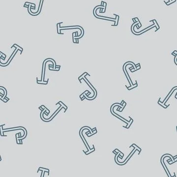 Fluid mechanics mechanical engineer line vector seamless pattern 스톡 일러스트