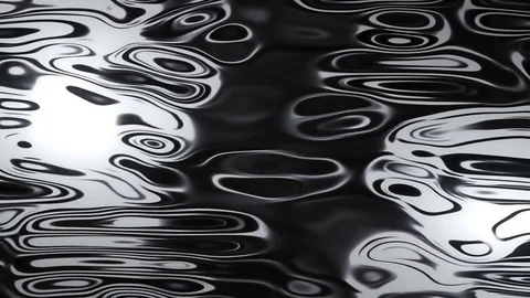 Fluid metal texture Stock Footage 76989087