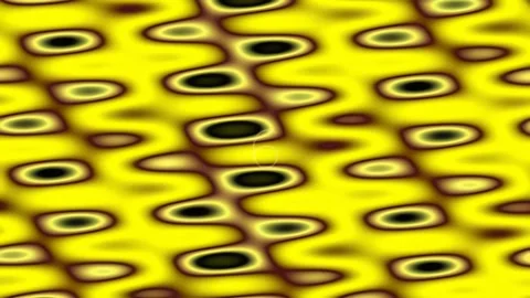 Fluid metallic gold abstract ripple flow seamless looping background animatio Stock Footage 342205839