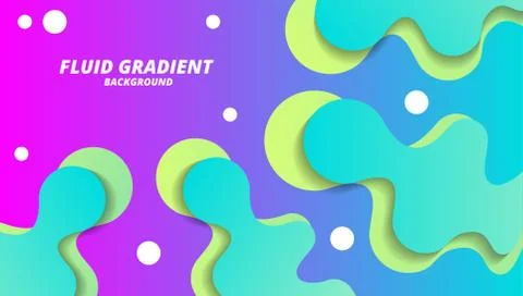 Fluid modern gradient layout background, for business corporate, brochure, fl Stock-Illustration