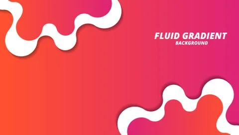 Fluid modern gradient layout background, for business corporate, brochure, fl Stock Illustration