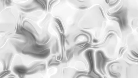 Fluid monochrome texture in shades of grey and white, perfect for background Stock Footage 317592049