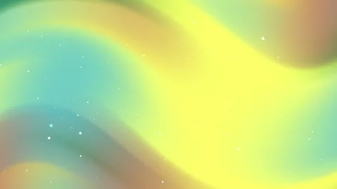 Fluid Motion: Abstract Yellow, Blue, and Brown Background with Subtle Parti.. Stock Footage 313151137