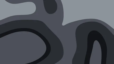 Fluid Motion Gray Abstract Background with Wavy Layers and Shadows Stock Footage 325816263