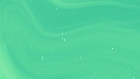 Fluid motion of green waves with scattered white particles on soft background Stock Footage 336830060