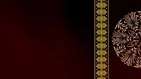 Fluid Motion Motion Cosmic Weaver Mandala Ramadan Background Video stock 327720912