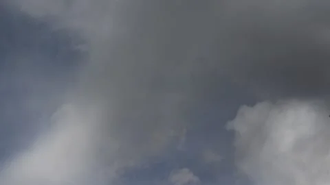 Fluid Moving Clouds 1 - high altitude cloud time lapse Stock Footage 219227130