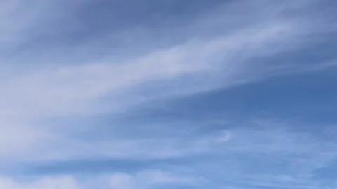 Fluid Moving Clouds 2 - high altitude cloud time lapse Stock Footage 230522002