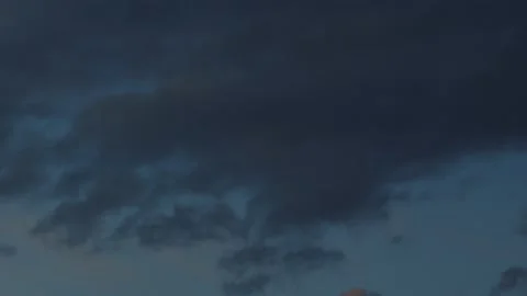 Fluid Moving Clouds 3 - high altitude cloud time lapse Stock Footage 230521424