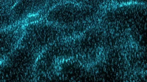 Fluid Numbers Background Stock Footage 54253402