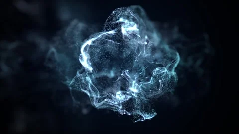 Fluid Particles #1 Video Effects Vídeos de archivo 296484302