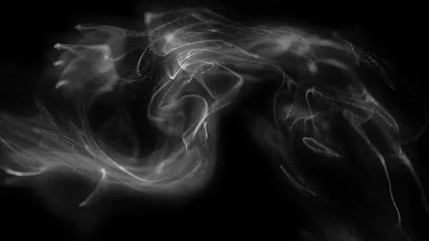 Fluid Particles Background Loop Abstract Video stock 142966771