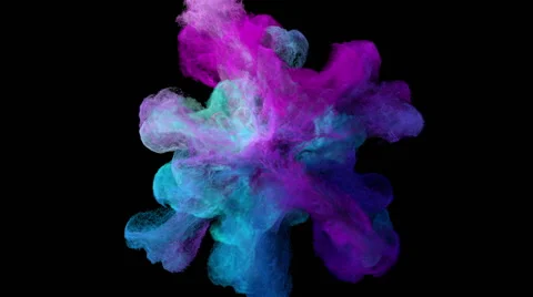 Fluid particles explosion 库存影片 53566813