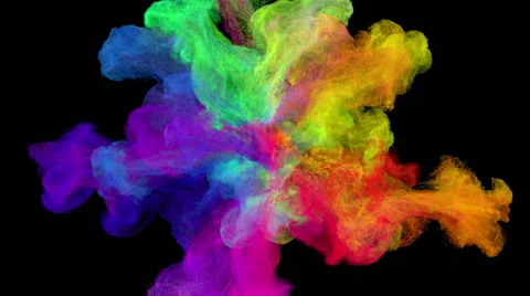 Fluid particles explosion Stock Footage 53572167