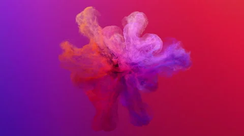 Fluid particles explosion Stock Footage 53575869