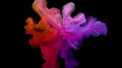 Fluid particles explosion Stock Footage 53579919