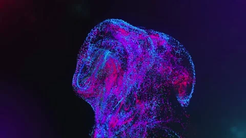 Fluid Particles Stock Footage 194549570