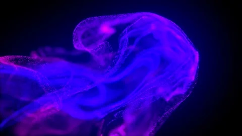 Fluid particles spreading or explosion Stock Footage 127338973