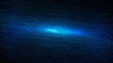 Fluid particles swirling around the axis of a vortex in an electromagnetic field Stock-Footage 115242208