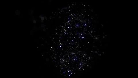 Fluid Particles Video Effects Vídeos de archivo 296484308