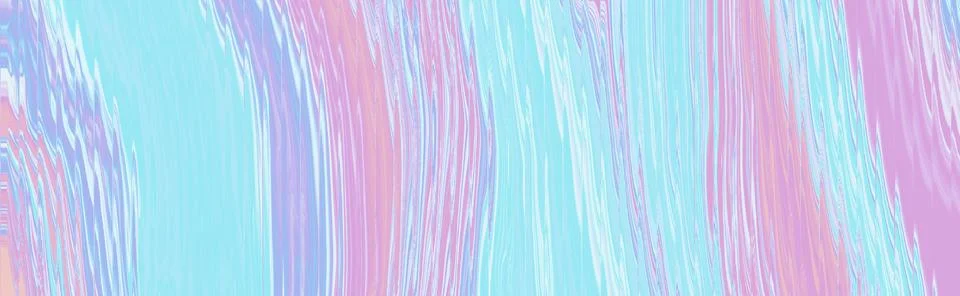 Fluid Pastel Abstract Texture with Light Blue and Pink Swirls Stock Illustration