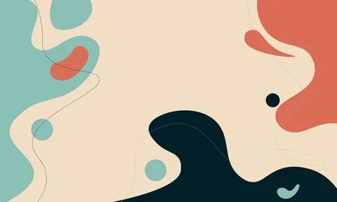 Fluid pastel color on gray background. Stock Illustration