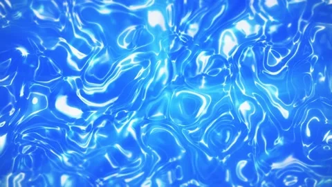 Fluid patterns of deep blue water create a mesmerizing visual experience Stock Footage 302261368