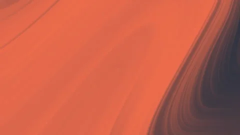 Fluid patterns swirling in orange and dark colors Video stock 335943938