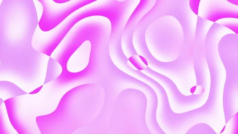 Fluid pink and white gradient waves morphing slowly Stock Footage 339827961