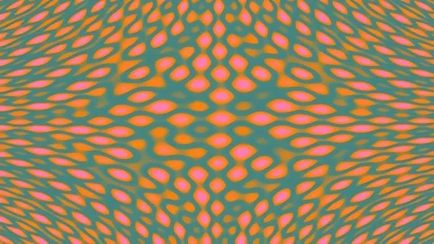 Fluid pink orange abstract seamless wave pattern background design element Stock Footage 340380341