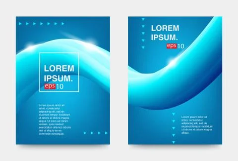 Fluid Poster Stock Illustration