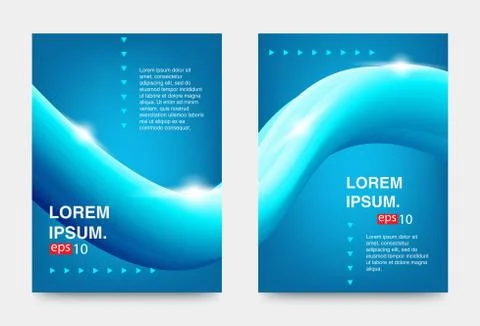 Fluid Poster Stock Illustration