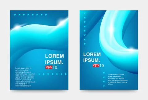 Fluid Poster Stock Illustration