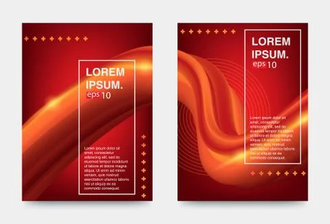 Fluid Poster Stock Illustration