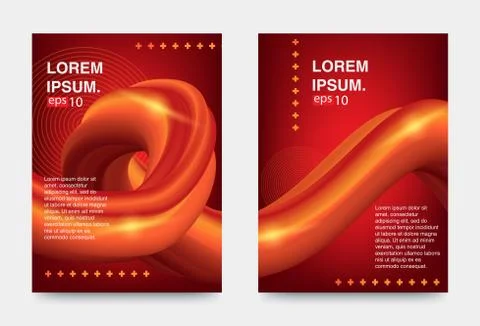 Fluid Poster Stock Illustration