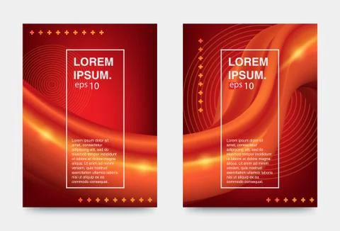 Fluid Poster Stock Illustration