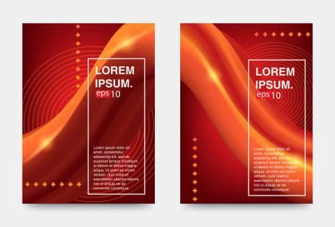 Fluid Poster Stock Illustration