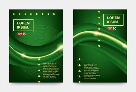 Fluid Poster Stock Illustration