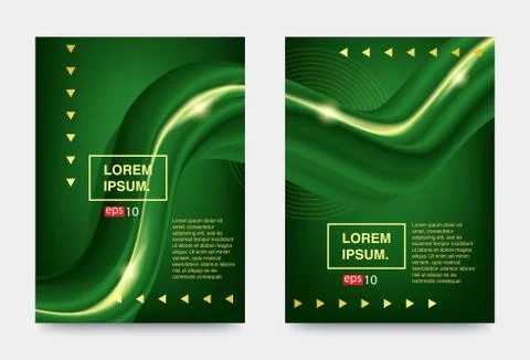 Fluid Poster Stock Illustration