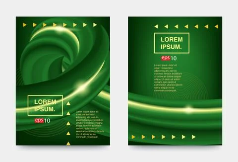 Fluid Poster Stock Illustration