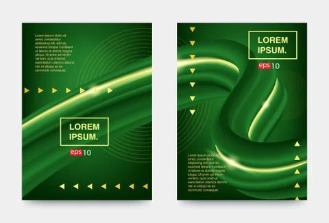 Fluid Poster Stock Illustration