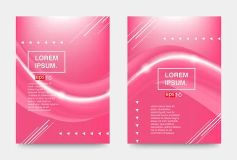 Fluid Poster Stock Illustration