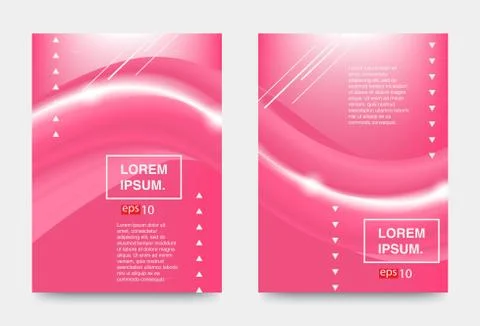 Fluid Poster Stock Illustration